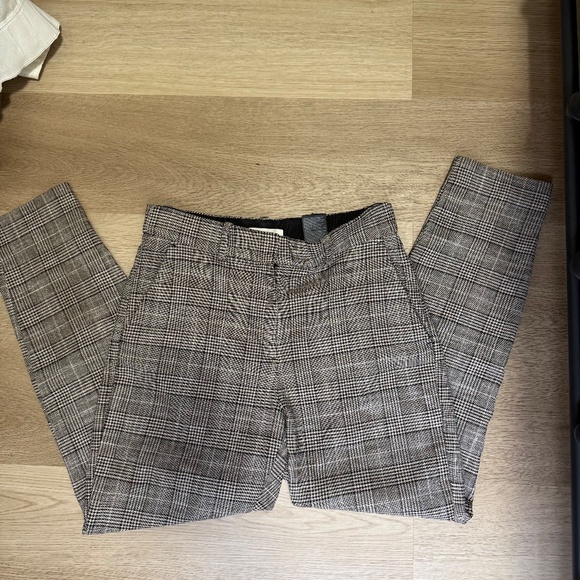H&M Beige Plaid Slacks - Picture 4 of 7